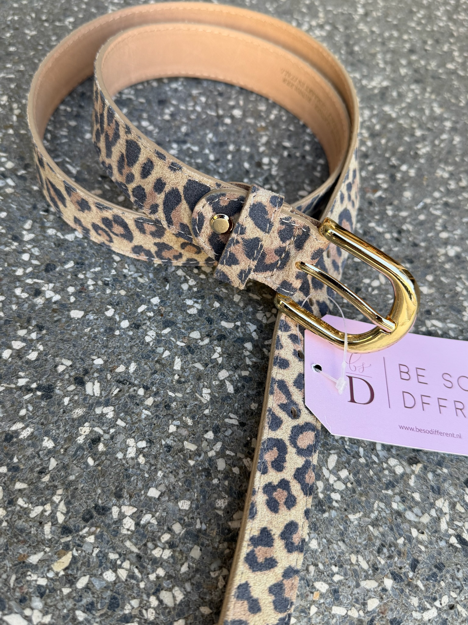 Ceintuur Suus Light Leopard