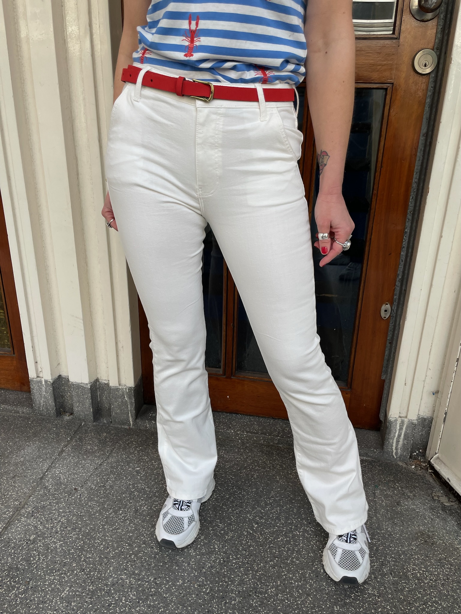 Maria Chino Off White Twill