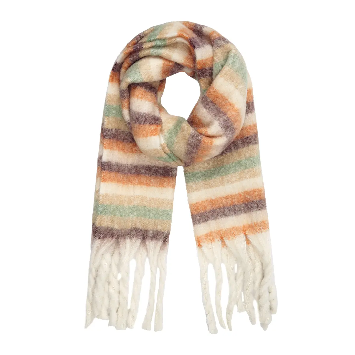 Striped Winter Scarf