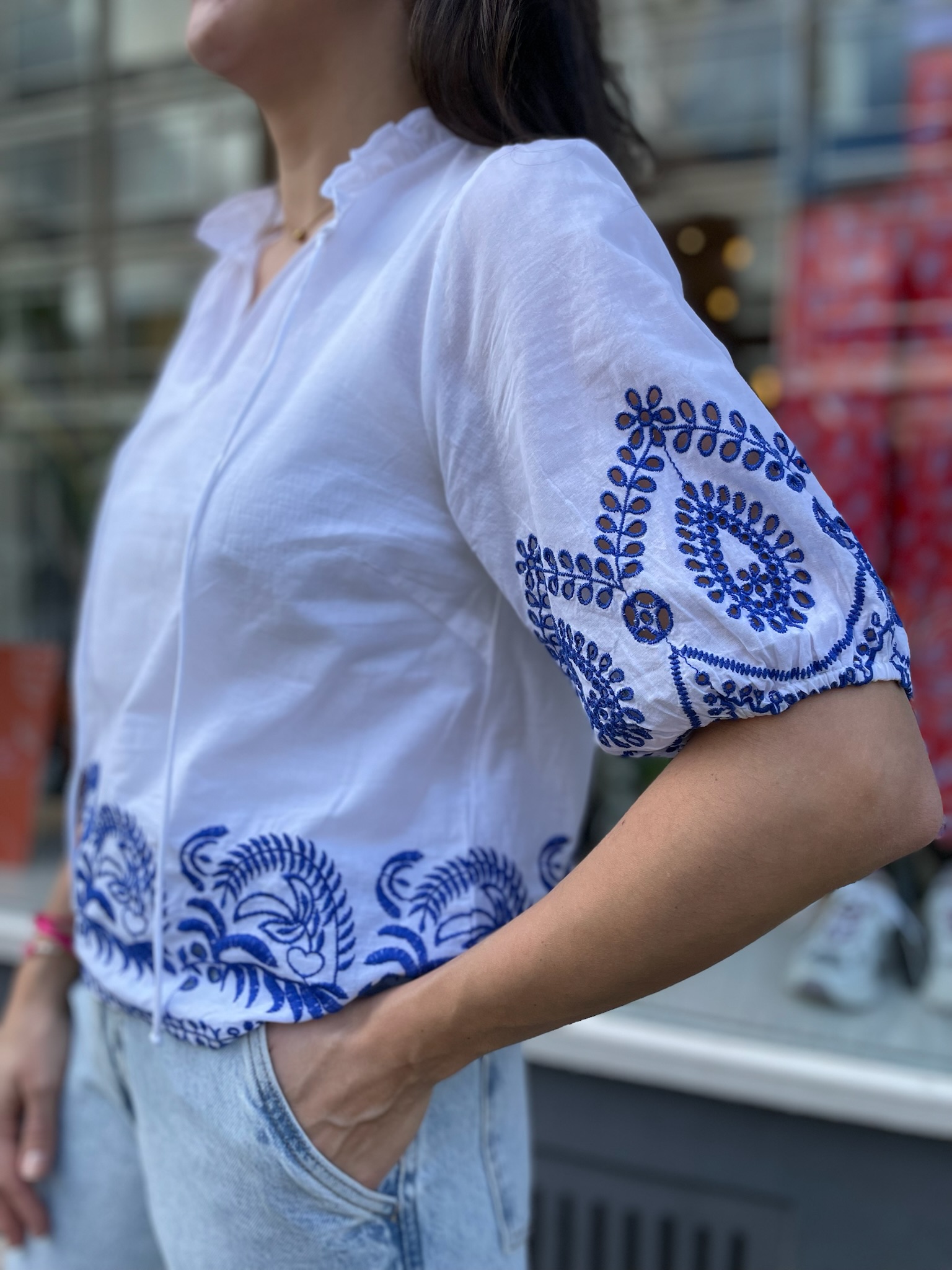 Luna Embroidery Blouse