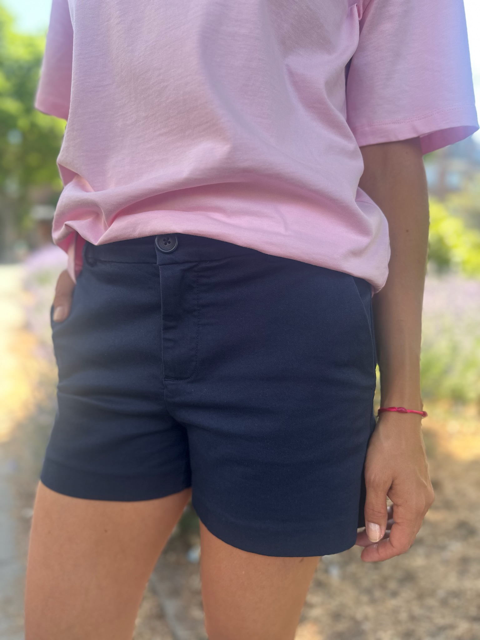 Woven Short Navy