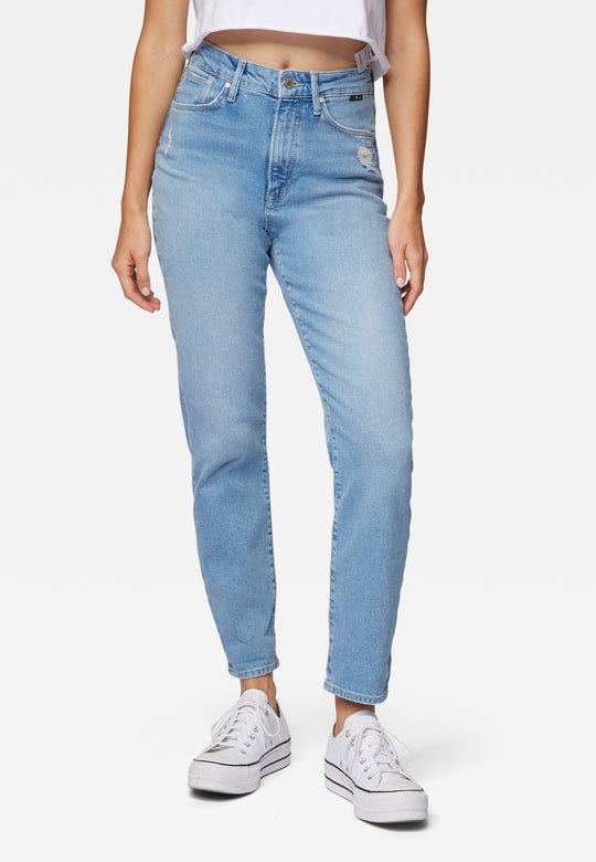 High-Rise Mom Jeans Star