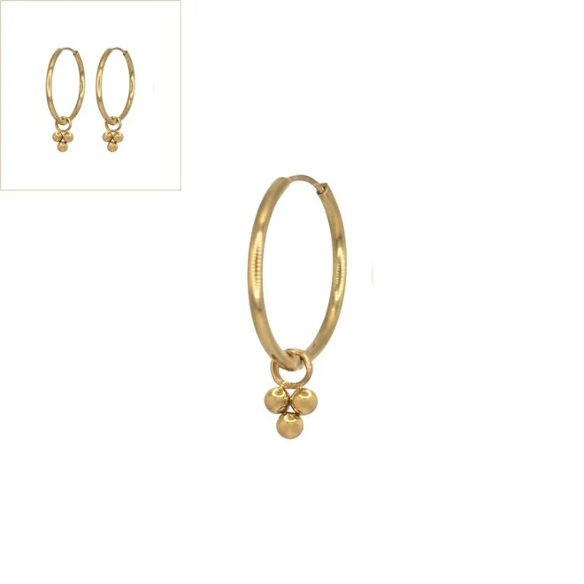 Oorringen 3 Dots Big