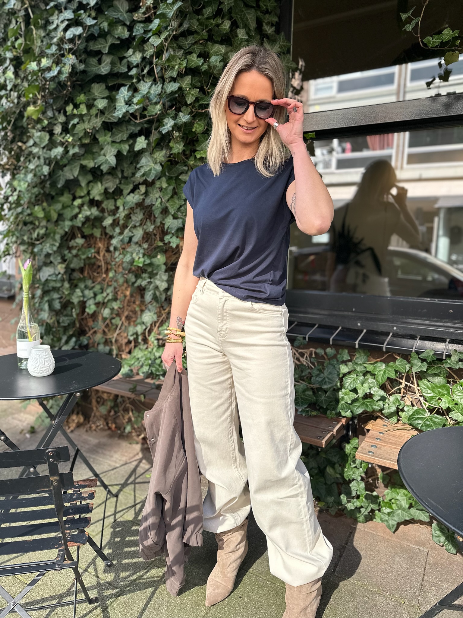 Wide Legg Jeans Jade L34