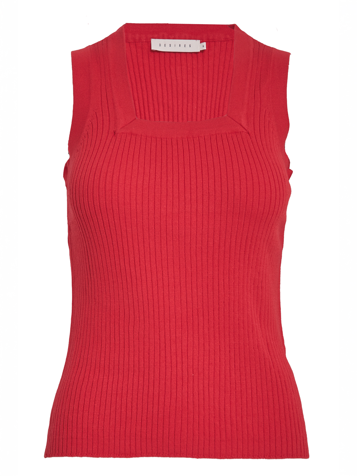 Aneli Rib Square Neck Top