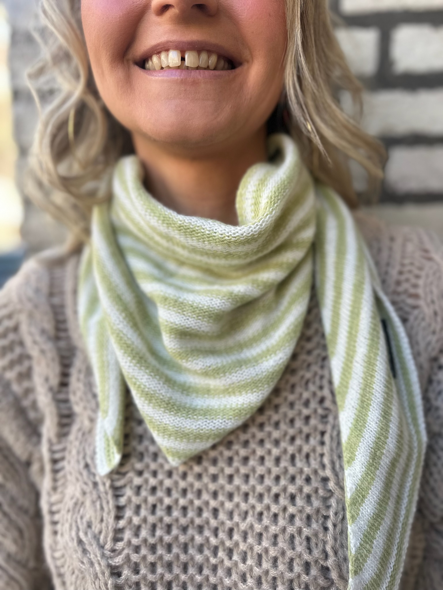 Sjaal Kaia Thin Stripe