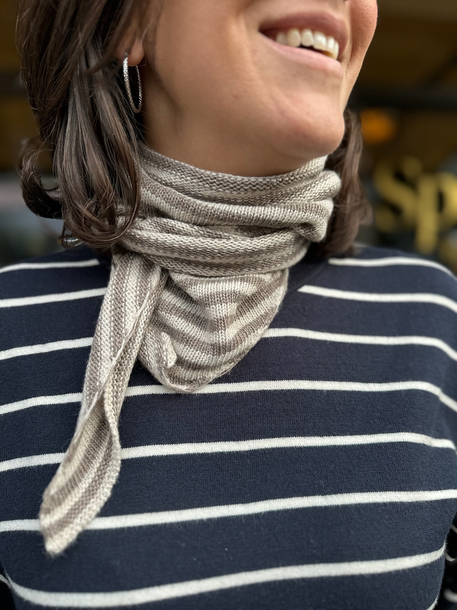 Sjaal Kaia Thin Stripe