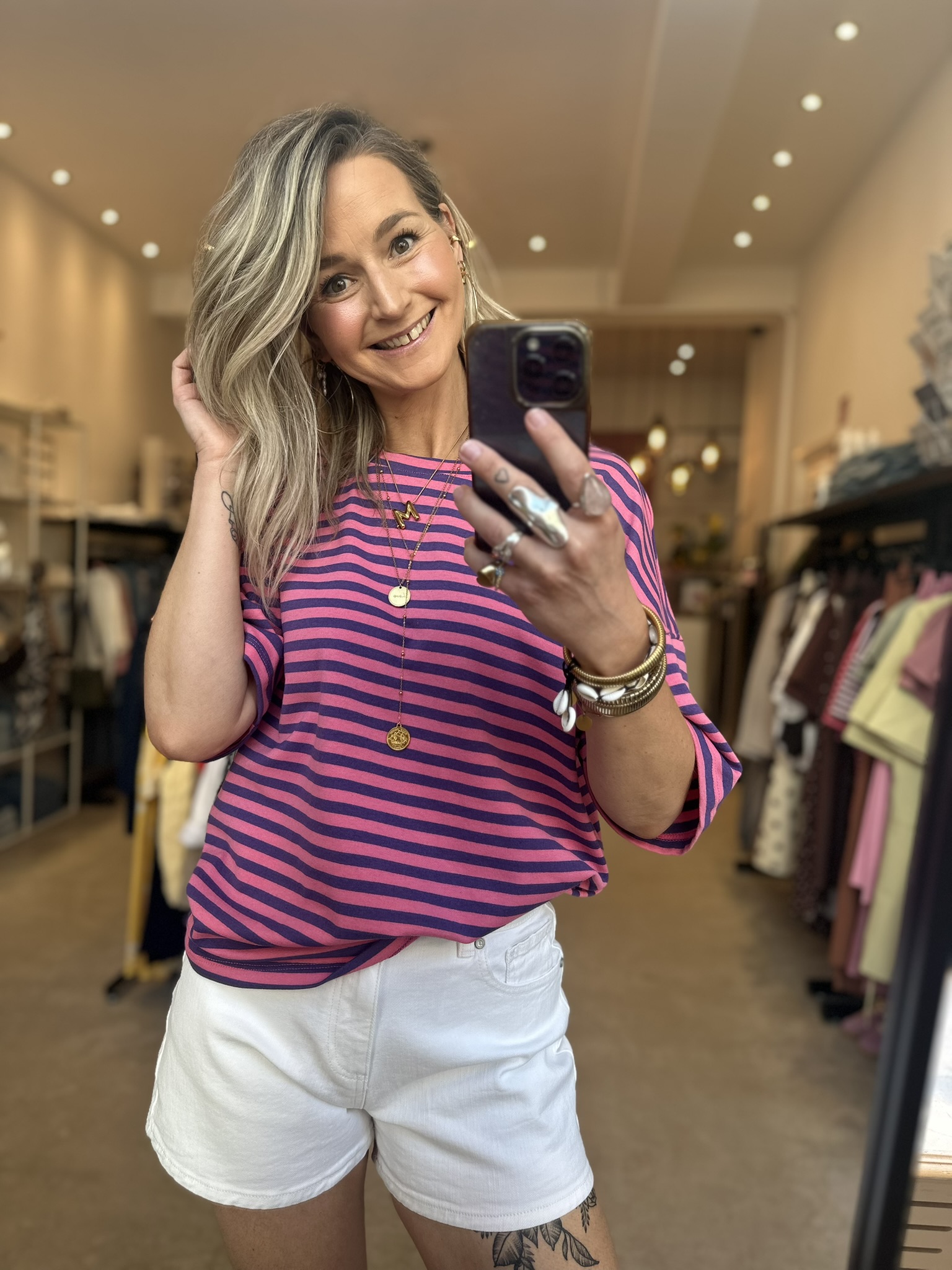 Streep shirt Luisa