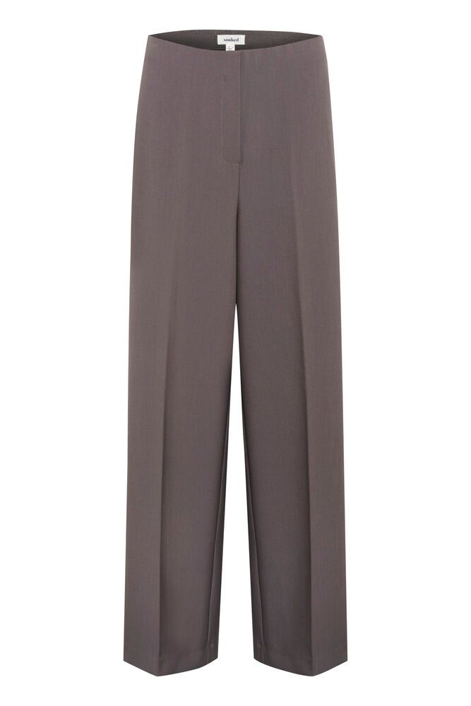 Corinne Wide Long Pants- Dark Gull Gray Corinne Wide Long Pants- Dark Gull Gray