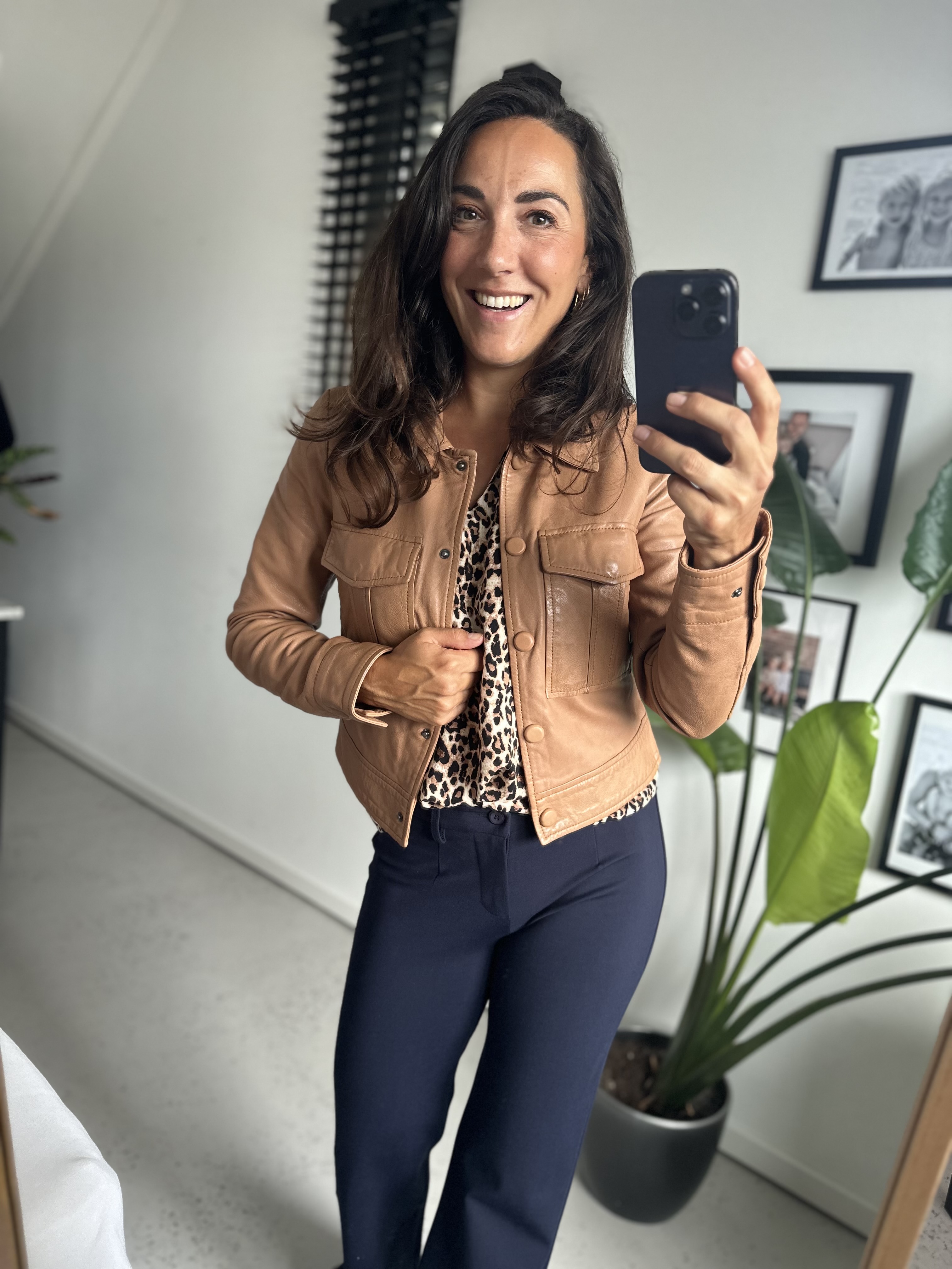 Leather Jacket Olivia