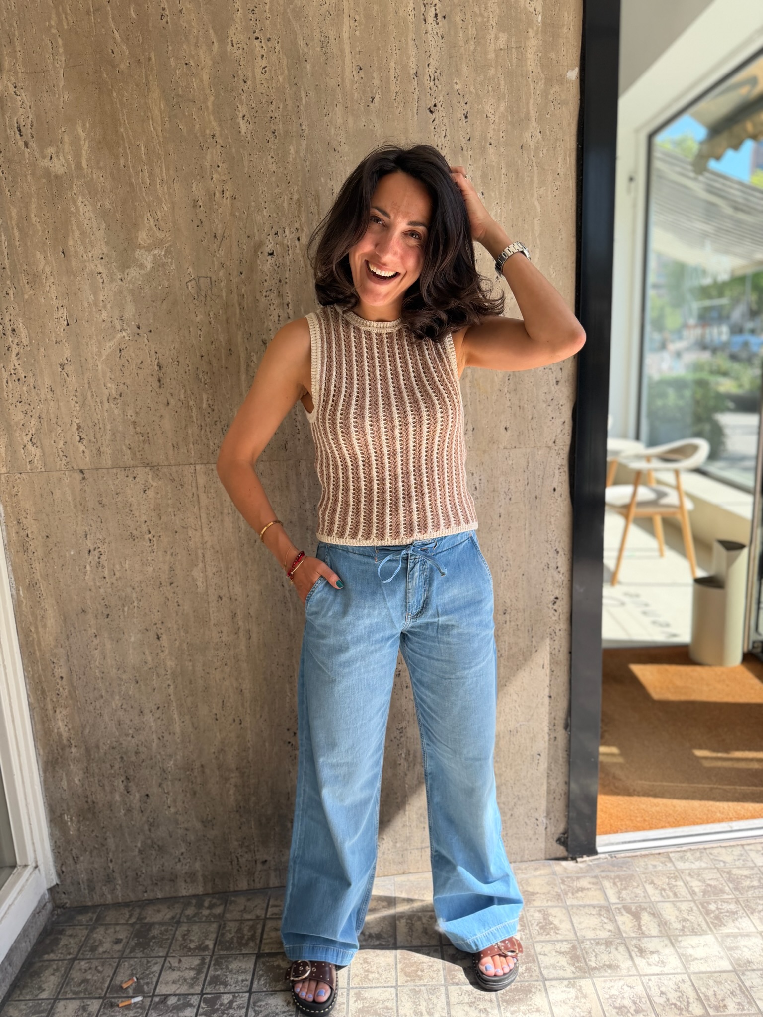 Liny Mid Blue Denim