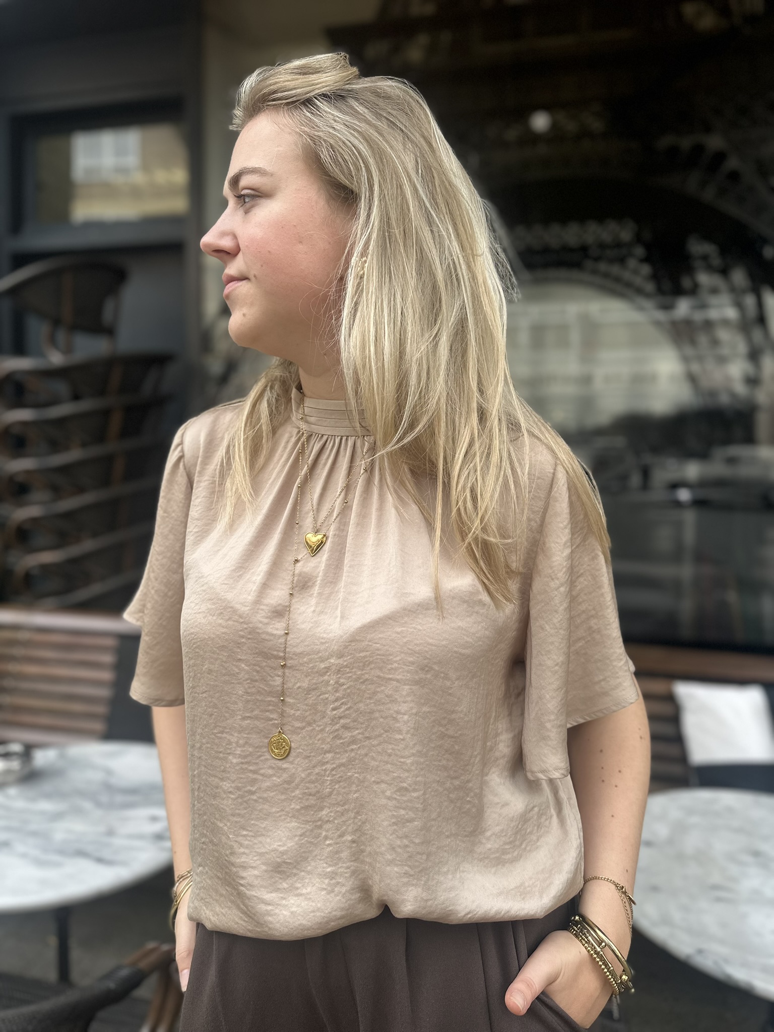 Aileen Flared Blouse