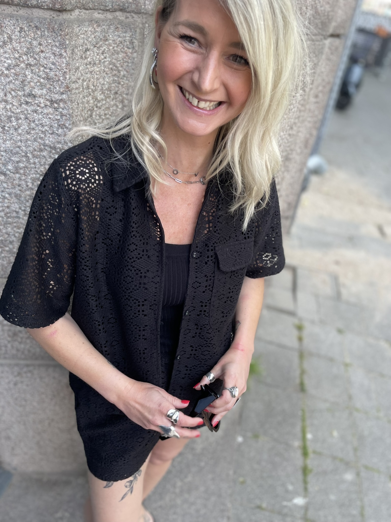 Elsia Blouse - zwart