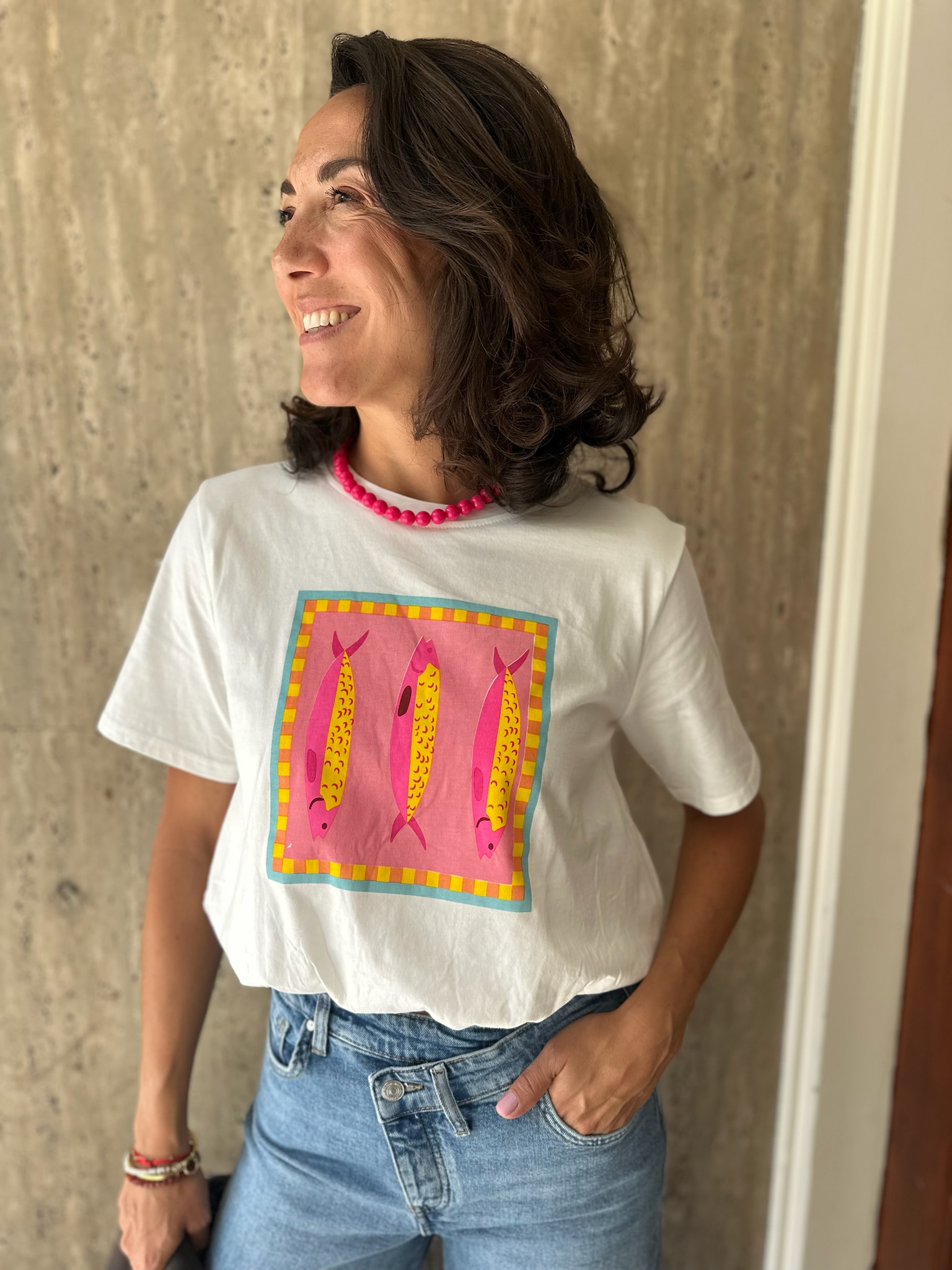 T-shirt Pesce Colori