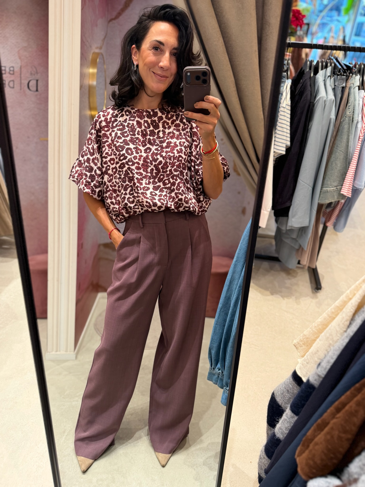 Gufo Top - Pink Leo