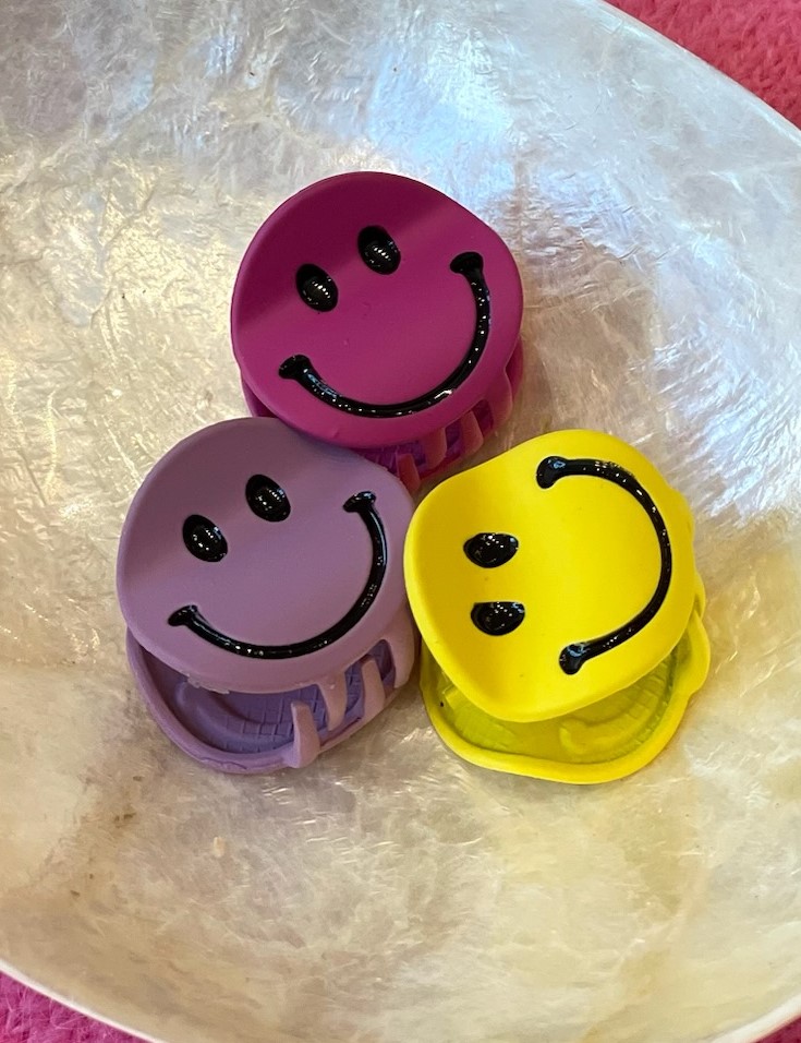 Smiley Hair Clip