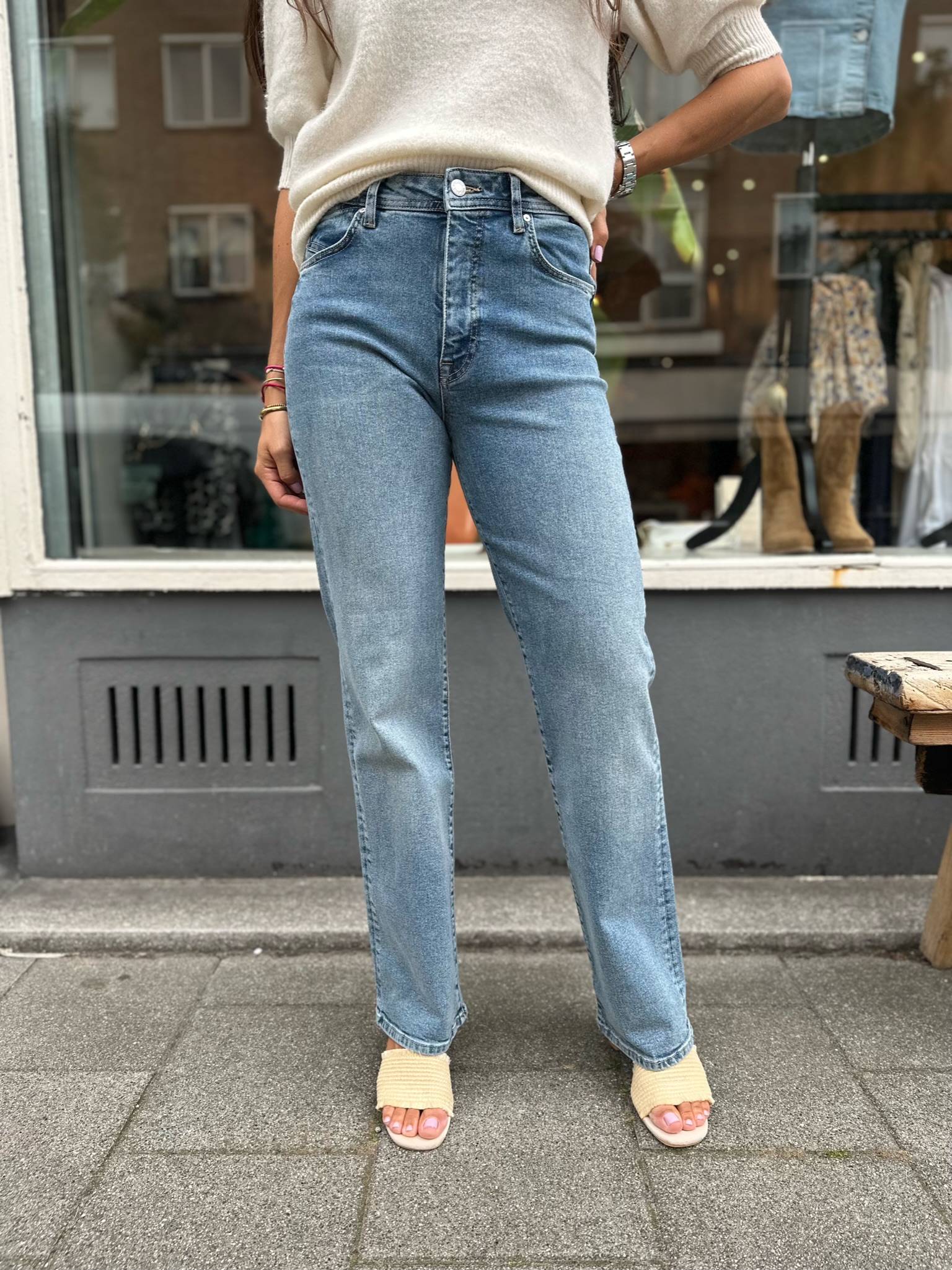 Love straight denim