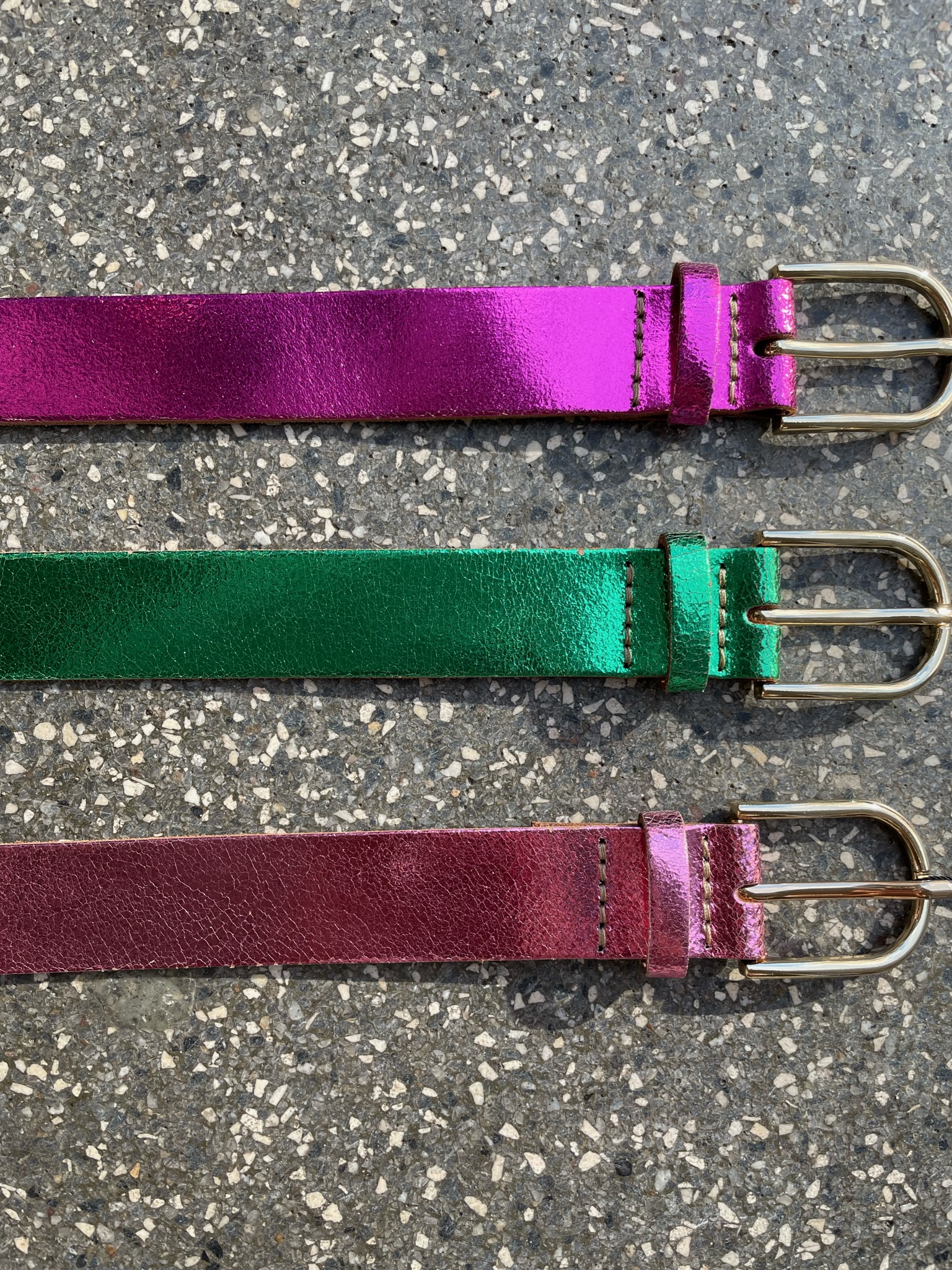 Metallic belt
