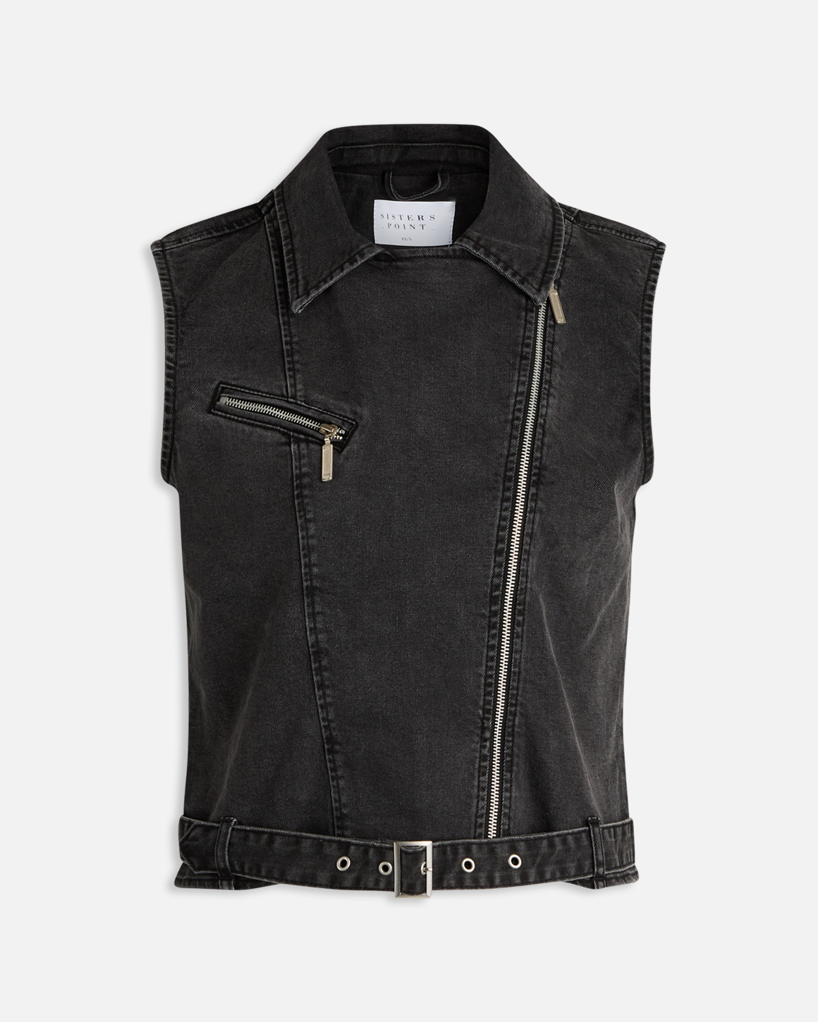 Owi Black Wash Vest