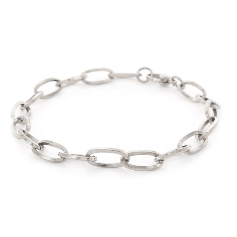 Kalli schakelarmband breed - plain