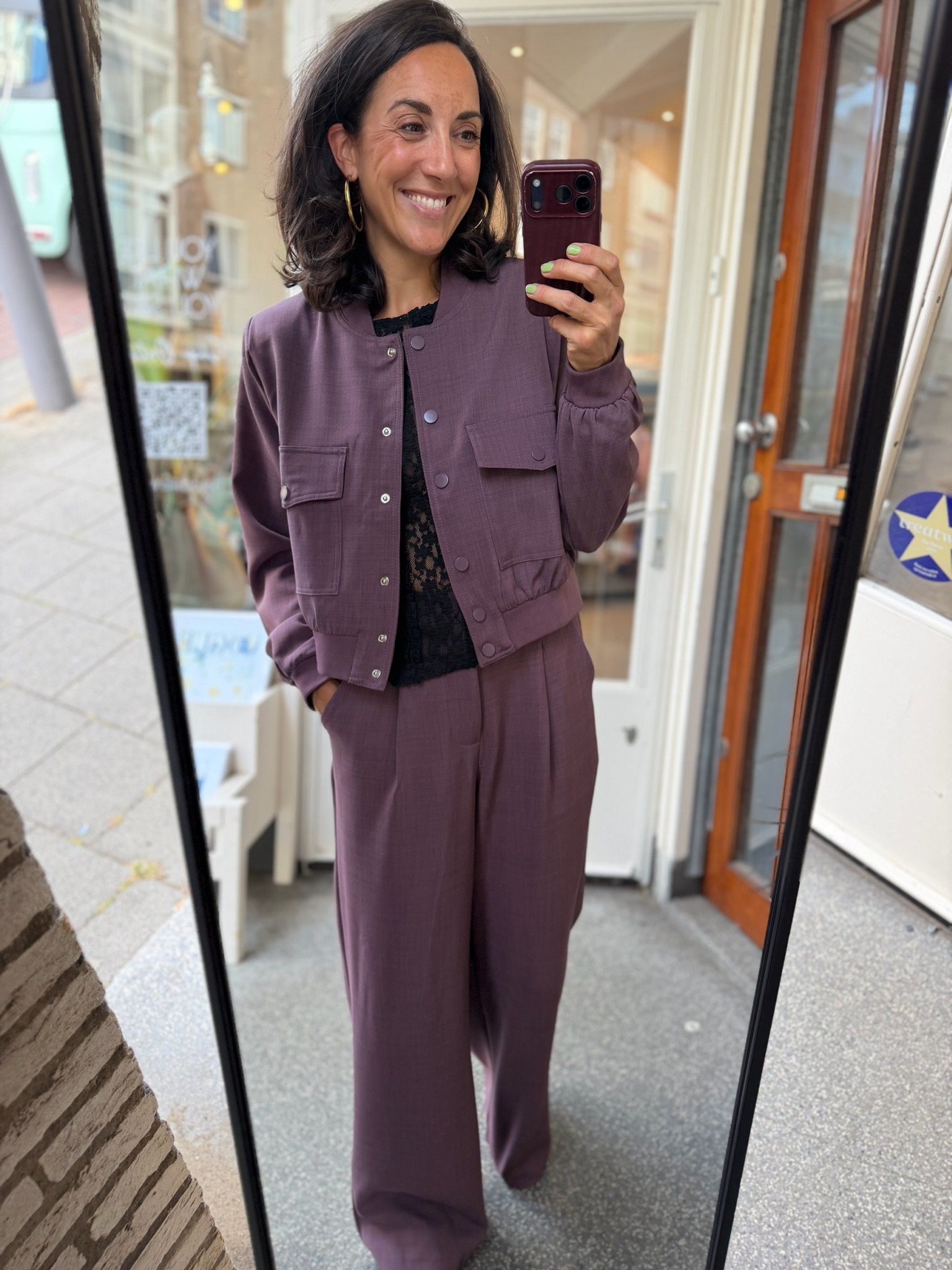 Garwin Jacket - Berry