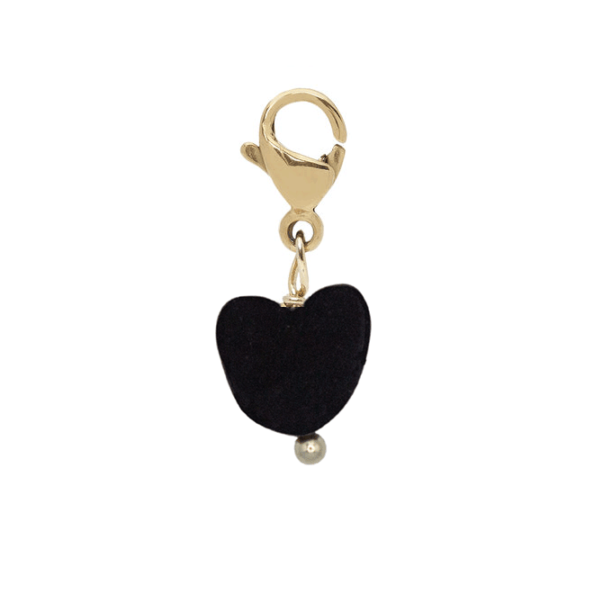 Charm Heart Onyx