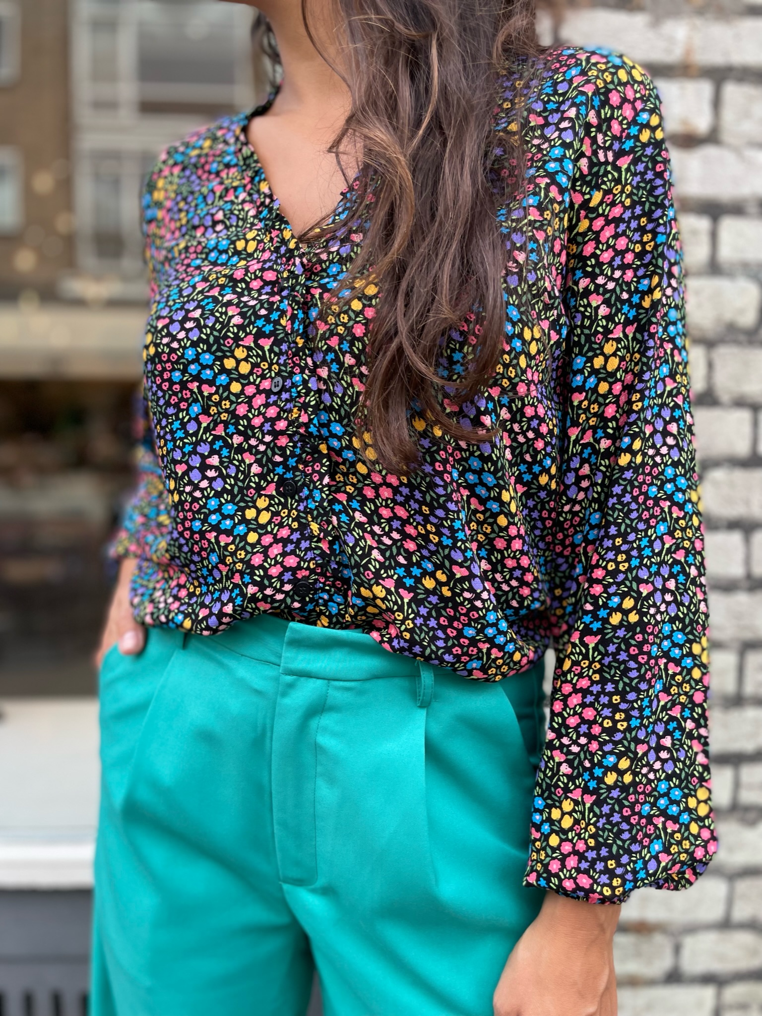 Alicia Frill Edge Blouse Alicia Frill Edge Blouse