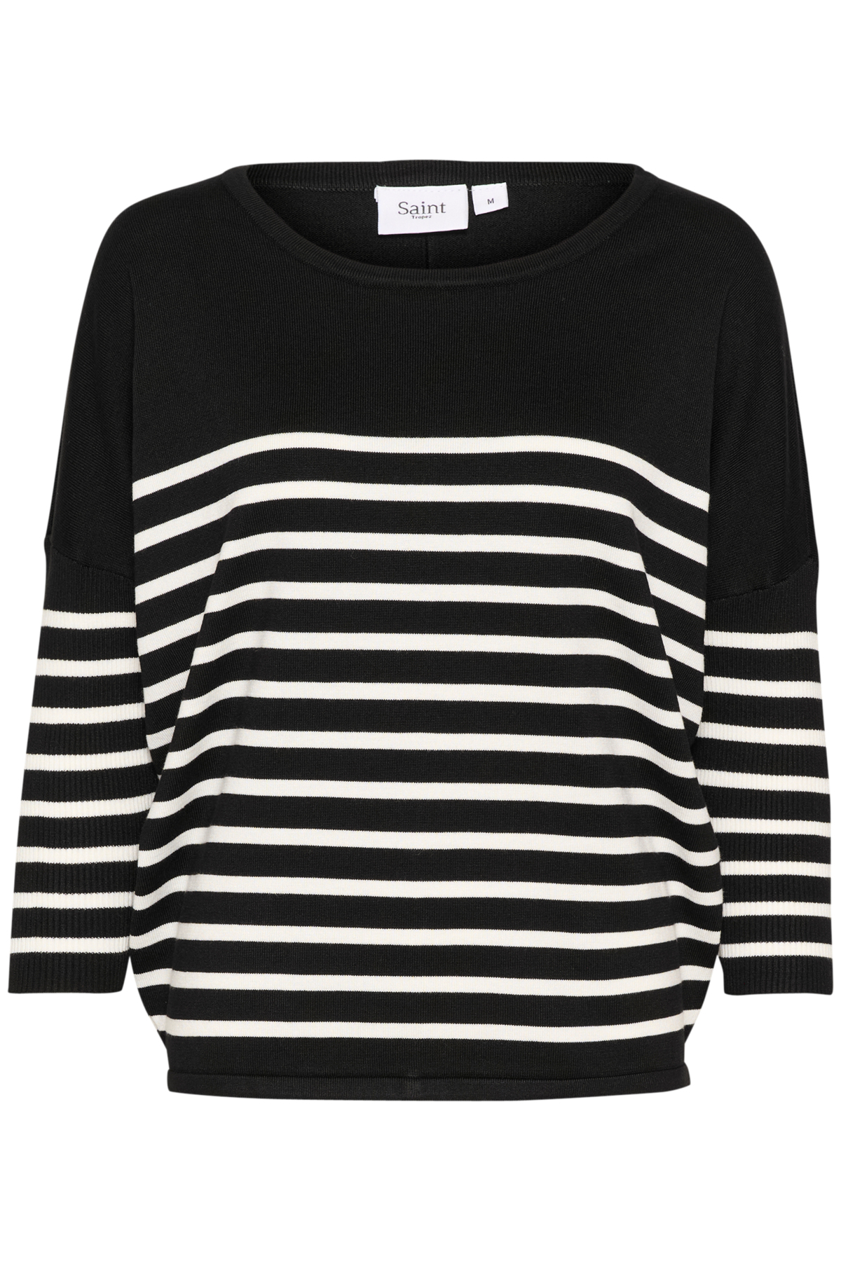 Mila Round Neck Stripe Pullover