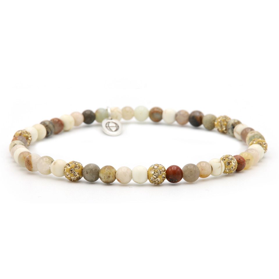 Spiral Pastels xxs elastic (gold crystal)