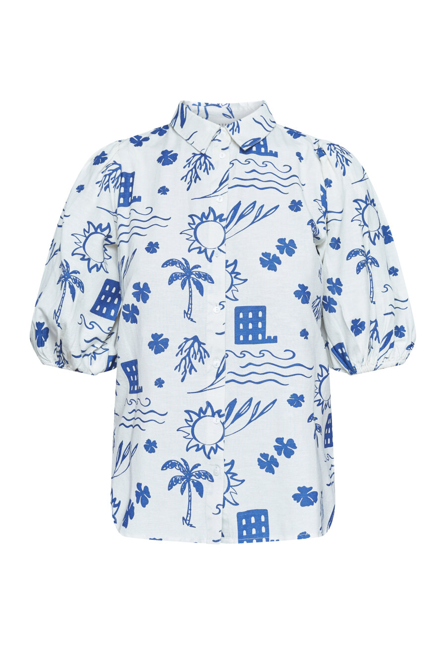 Ella Blouse - Blue summer