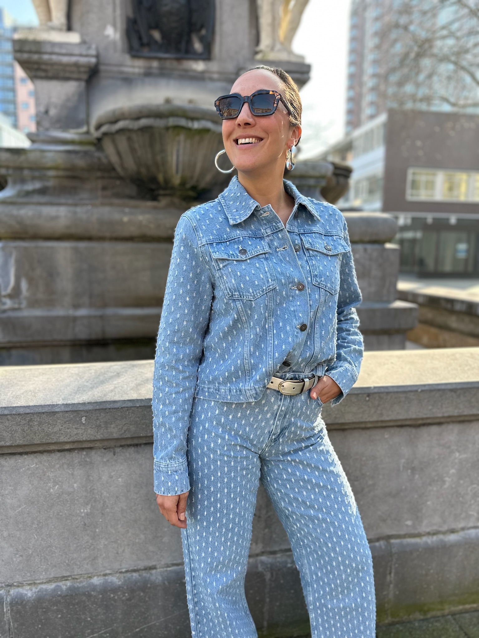 Daniella Cropped Denim Jacket Daniella Cropped Denim Jacket