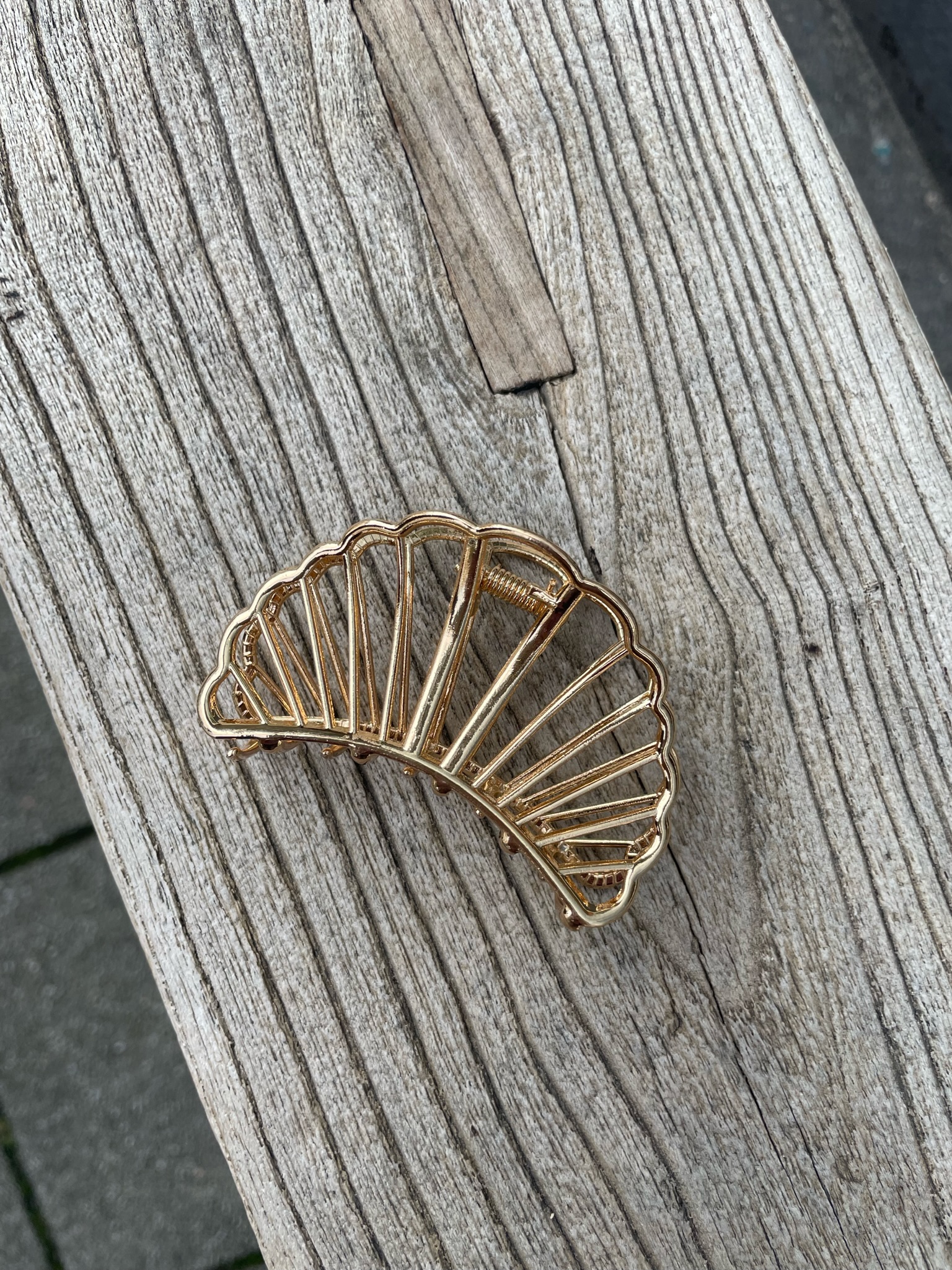 Hair Clip Croissant