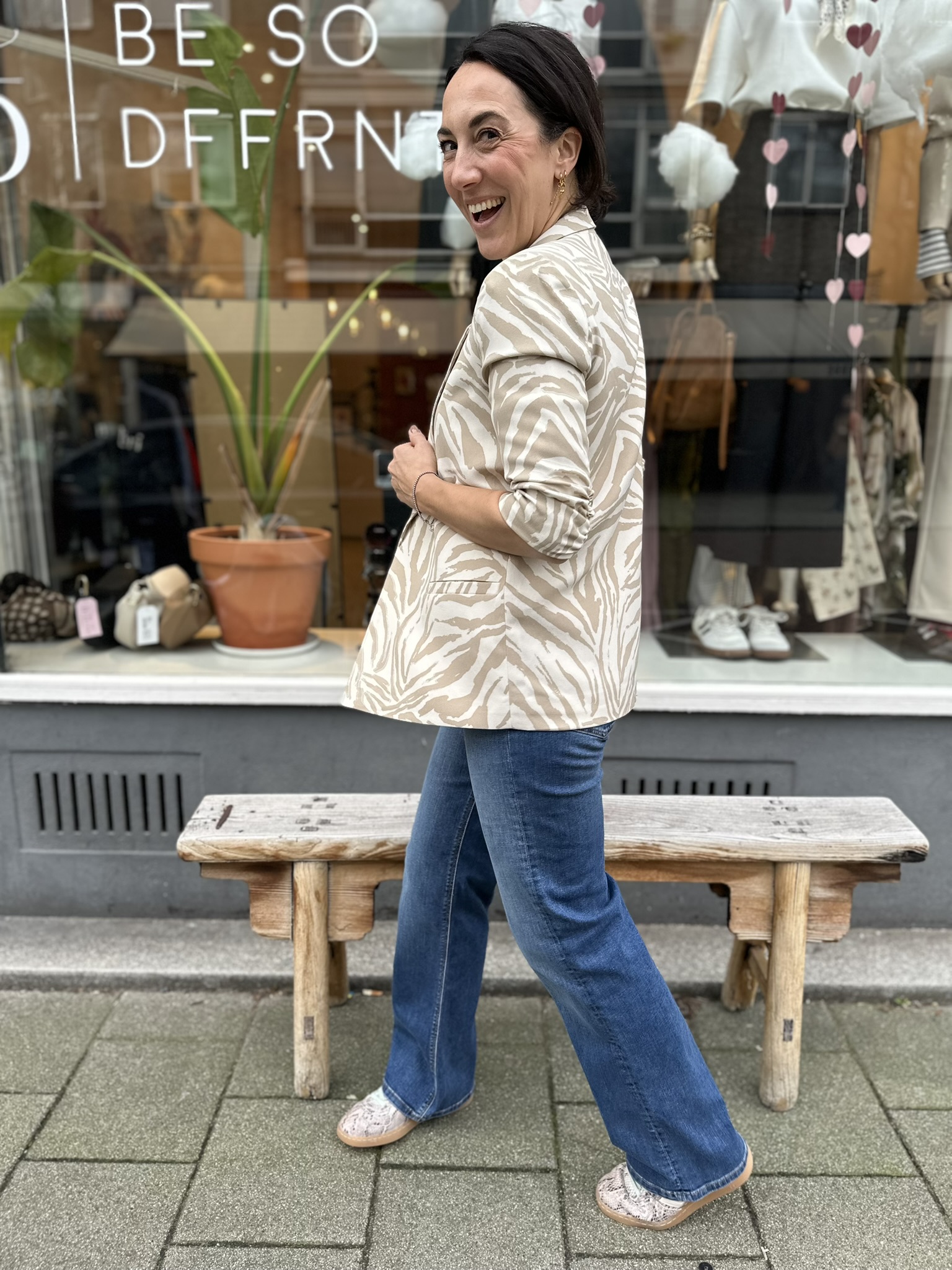 Shirley Printed Blazer