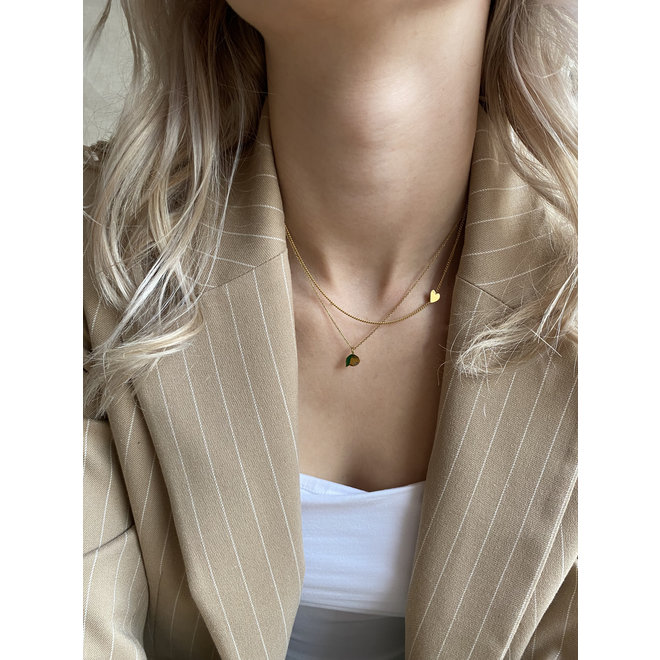 Ketting Halfway Heart Goud