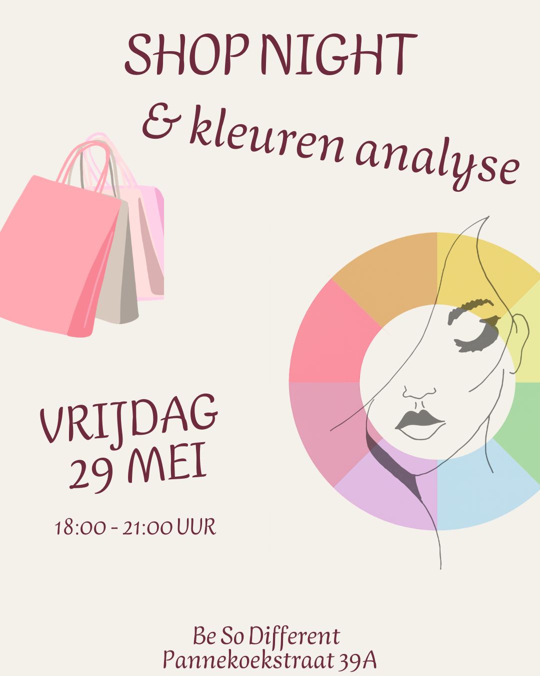 Ticket Shop Night kleur en styling advies - 29 mei 2026