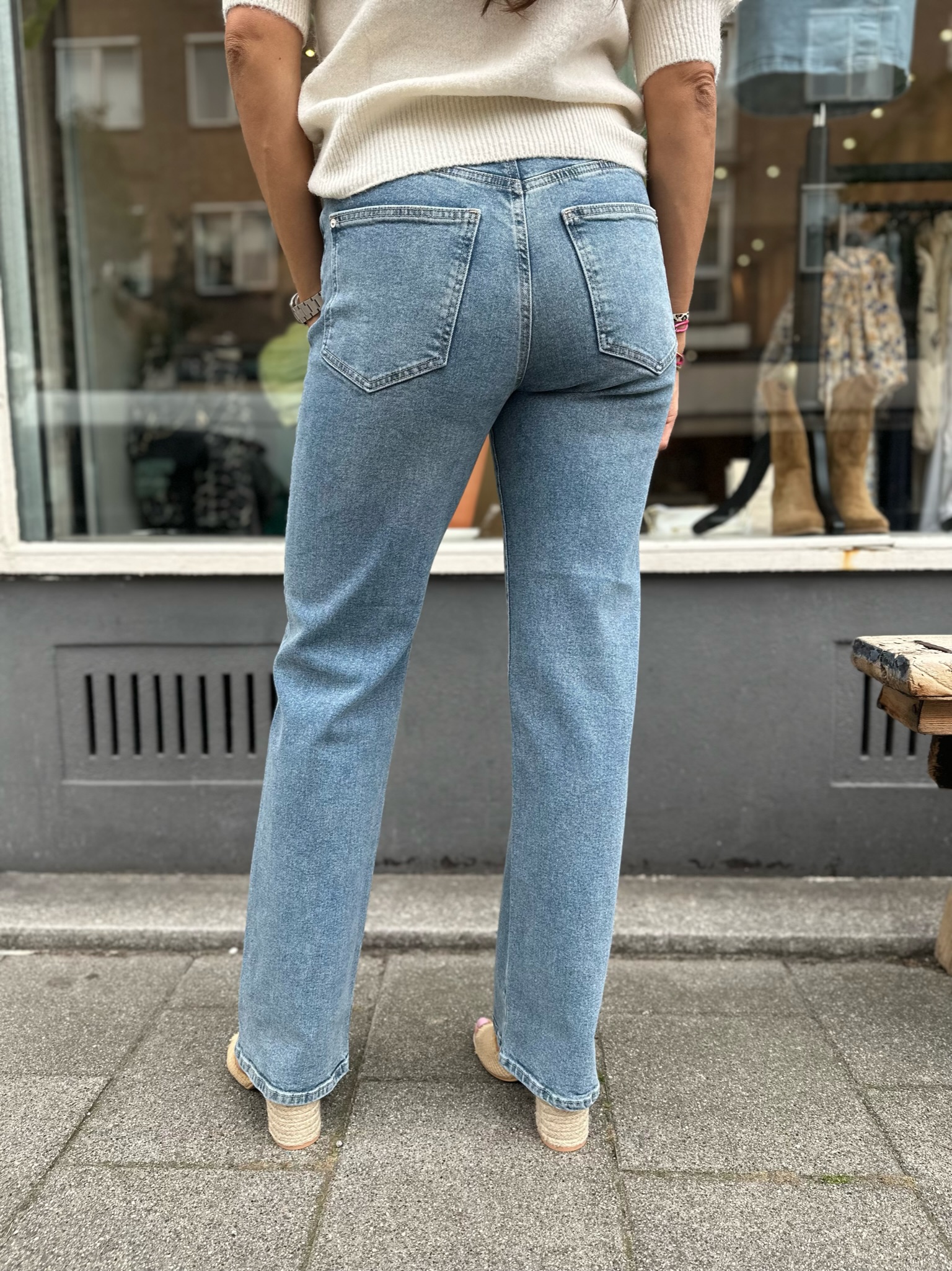 Love straight denim