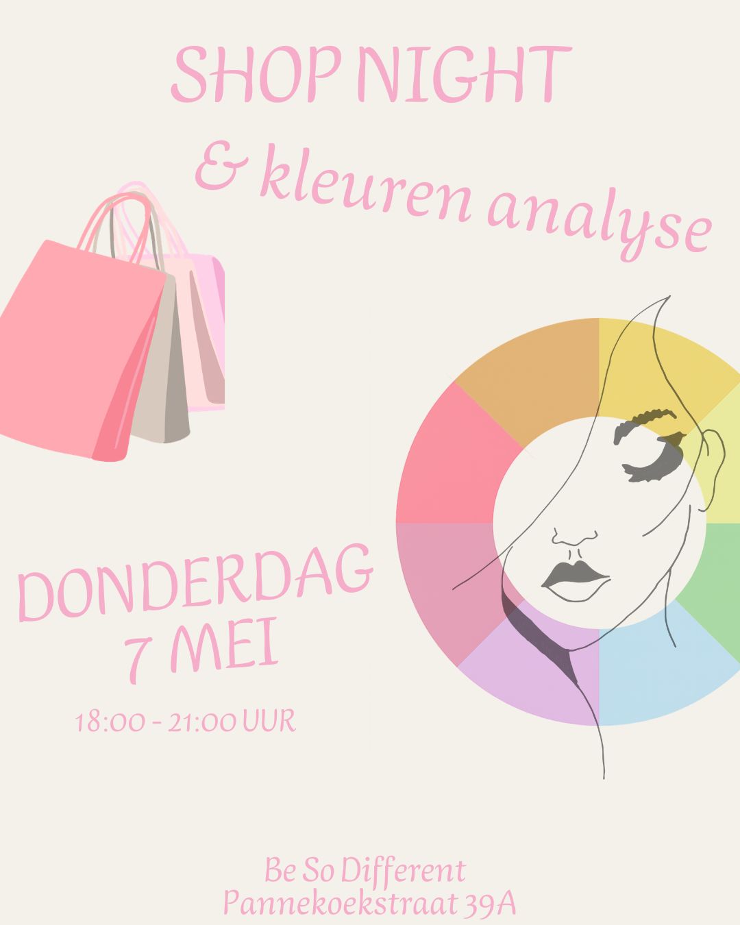 Ticket Shop Night kleur en styling advies - 7 mei 2026