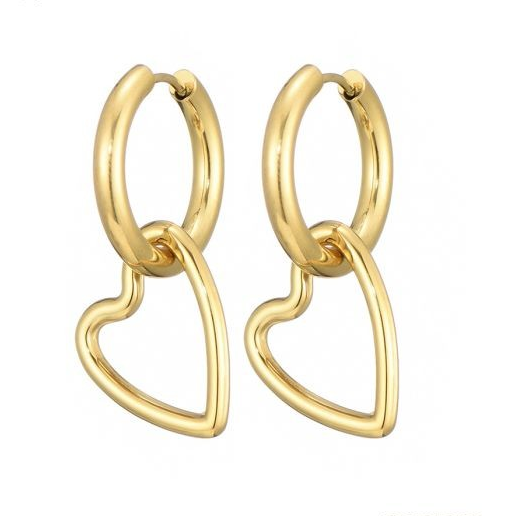 Oorbel Gouden Hart