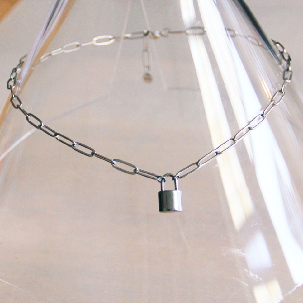 Chain ketting met slotje