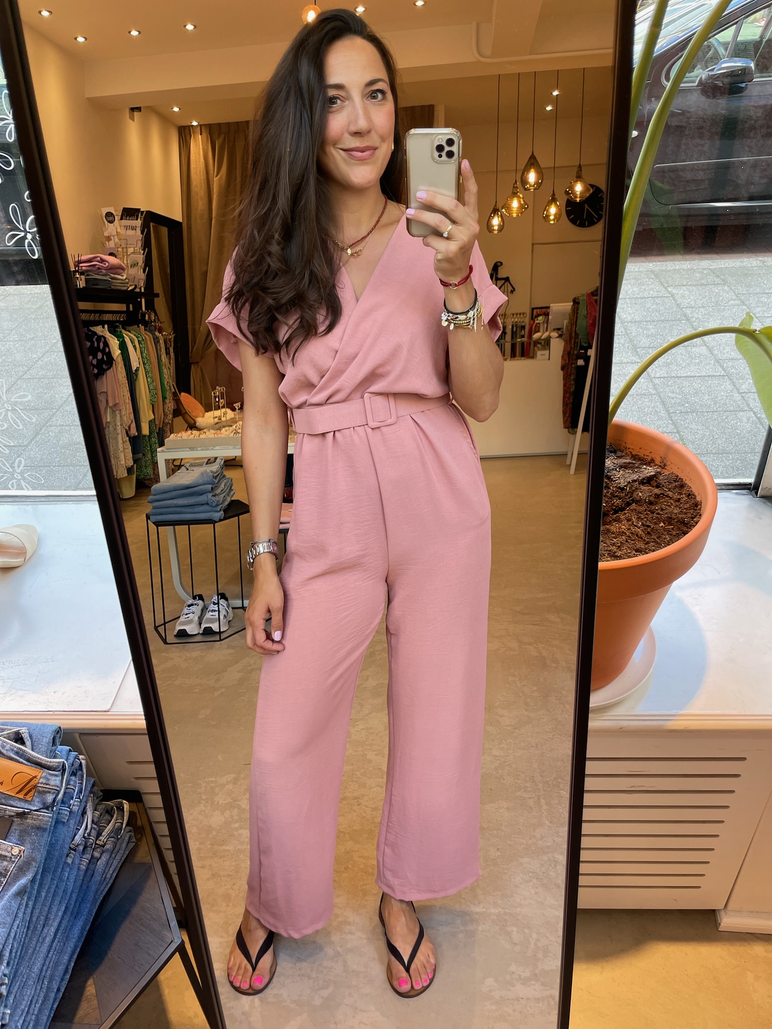 Jumpsuit Roza Oud roze One Size 2900011431016