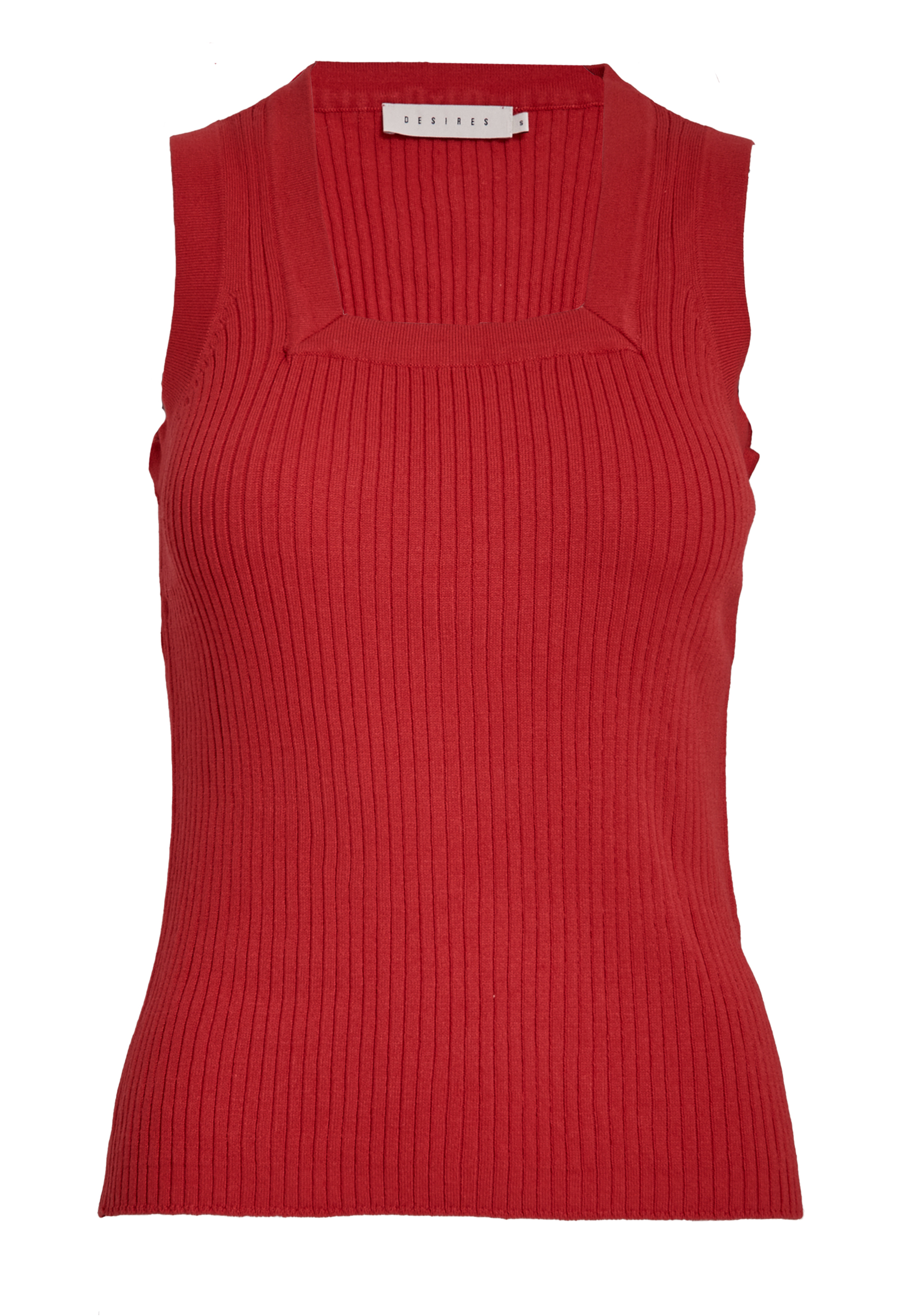 Aneli Rib Square Neck Top