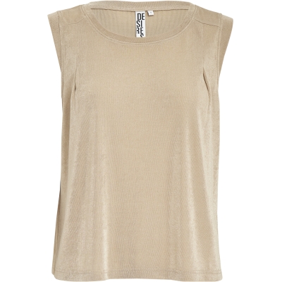 Bob Sleeveless Shimmer Shirt