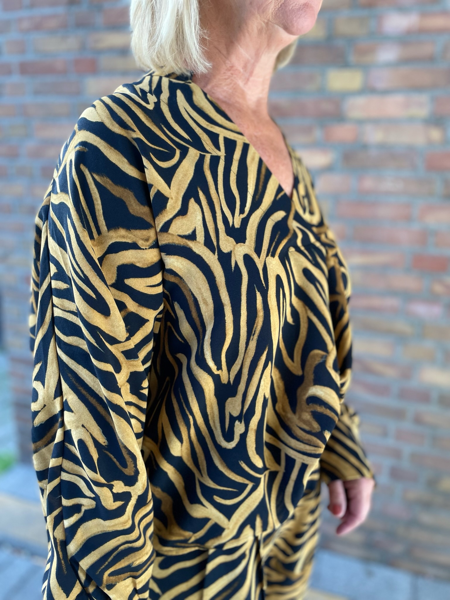Faith V-neck Long Sleeve Blouse
