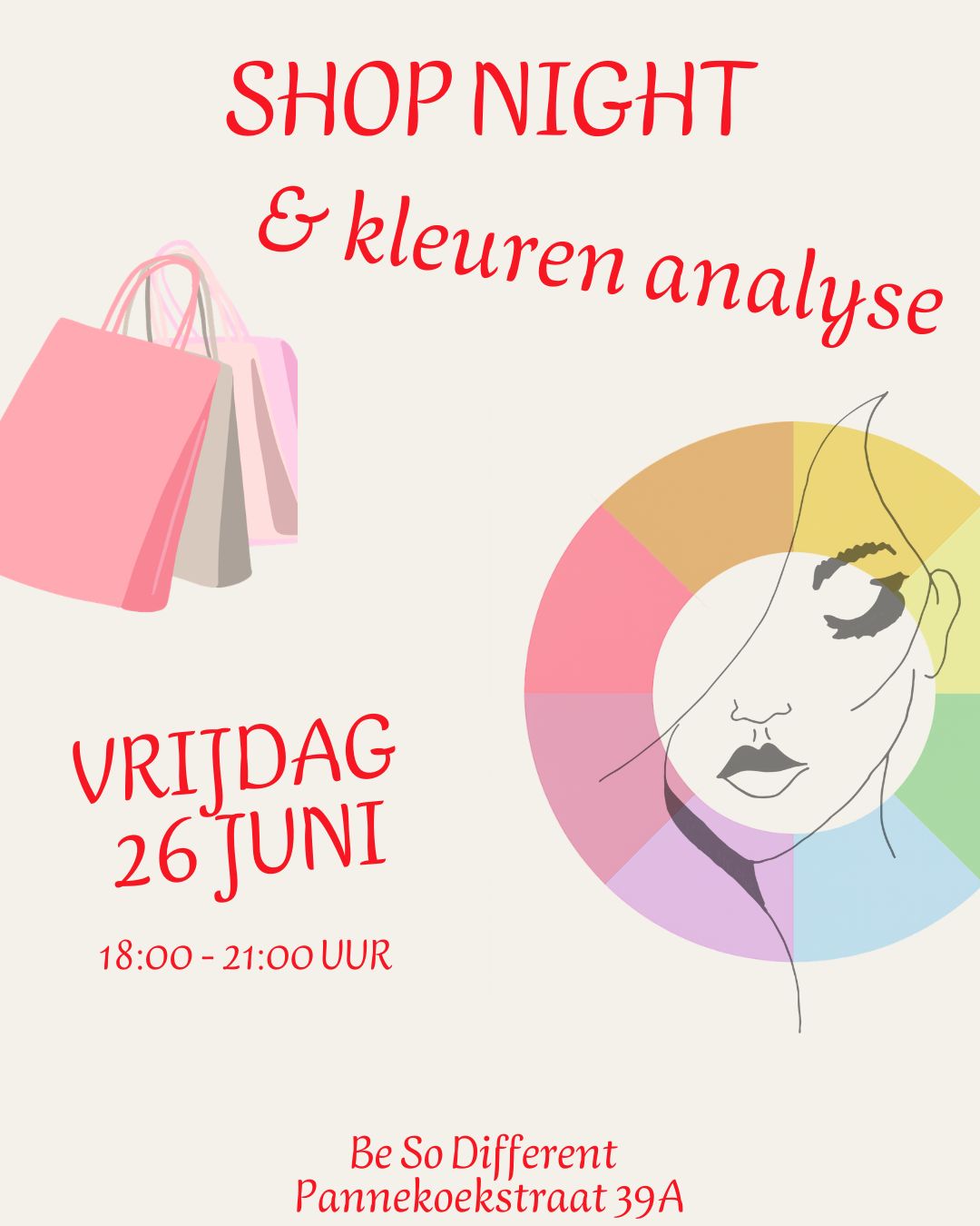 Ticket Shop Night kleur en styling advies - 26 juni 2026