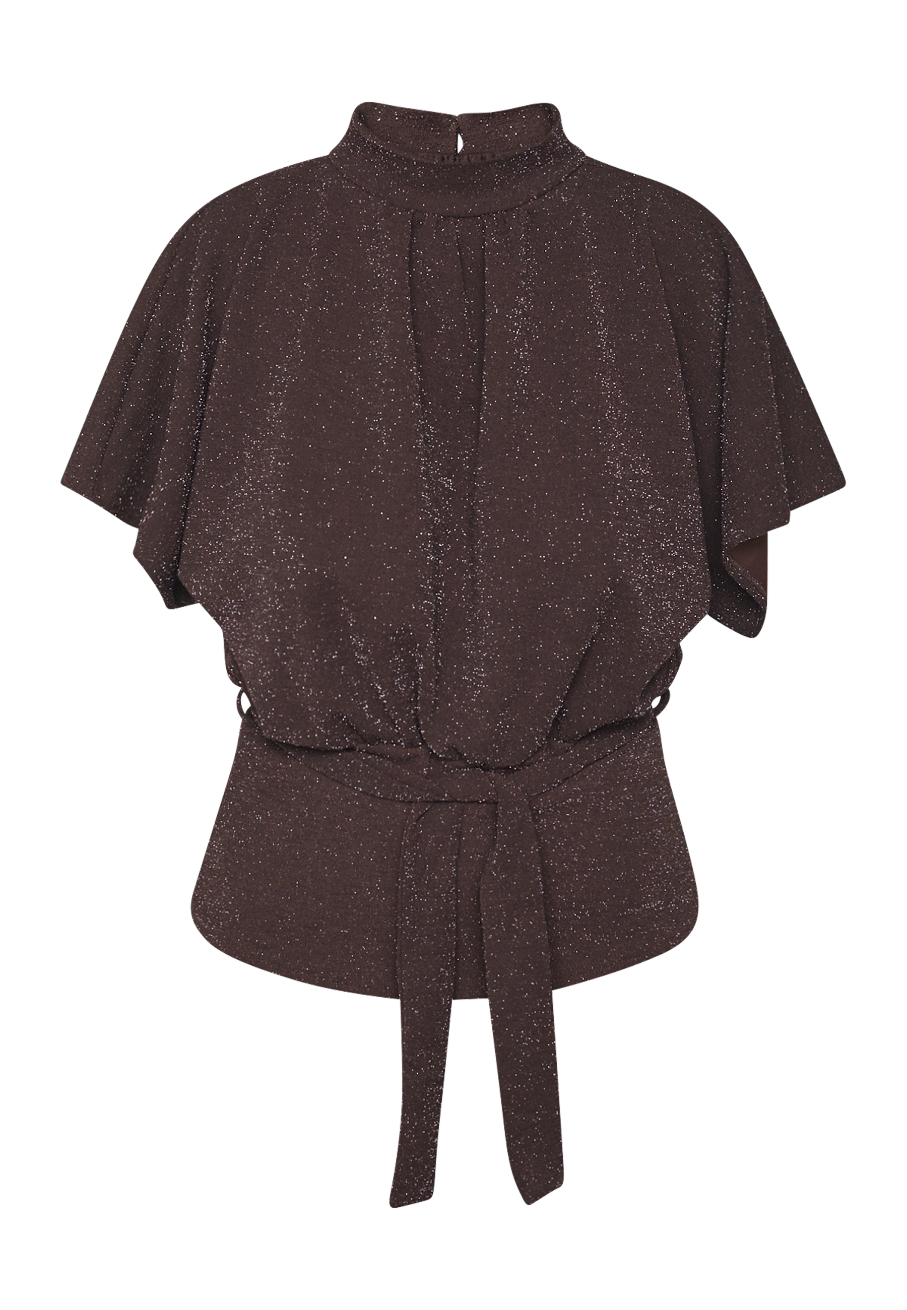 Girl Top - Bruin zilver