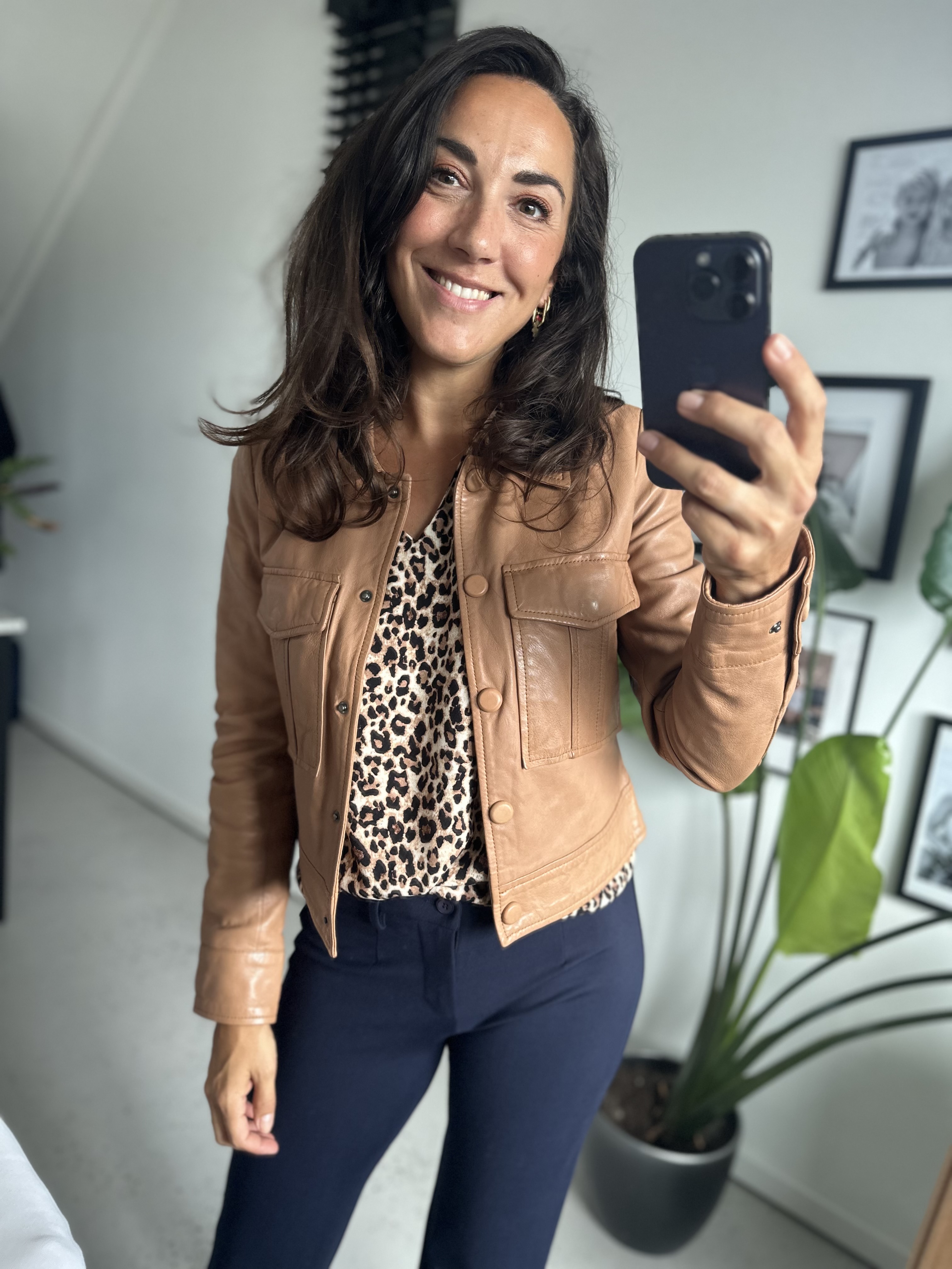 Leather Jacket Olivia