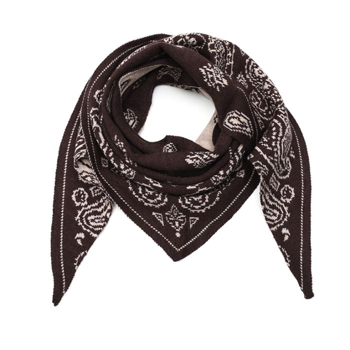 Punt sjaal Knitted Paisley