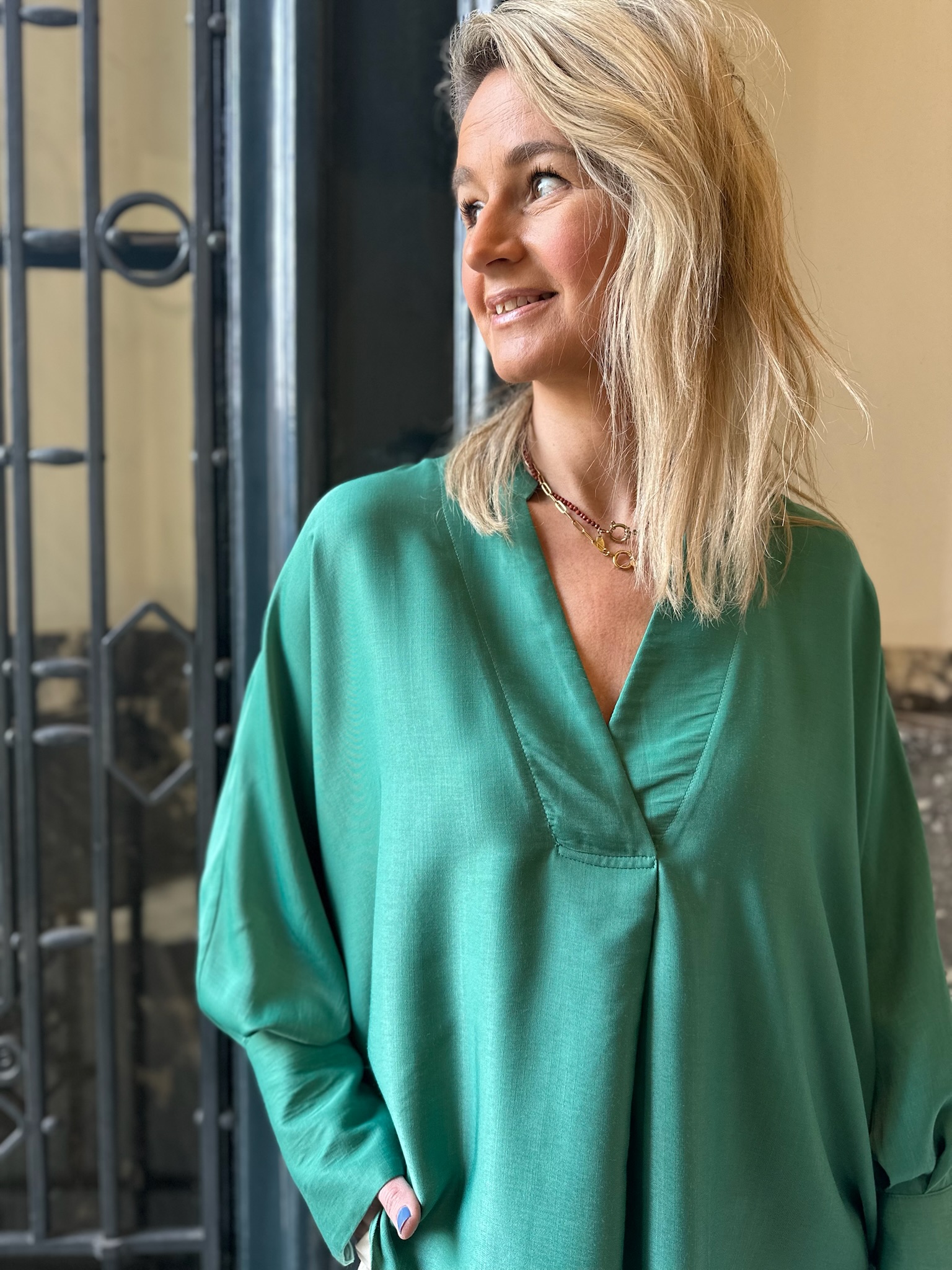 Isolva V-Neck Blouse