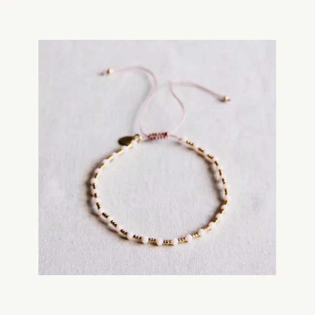 Edelsteen Armbandje Met Goldplated Miyuki