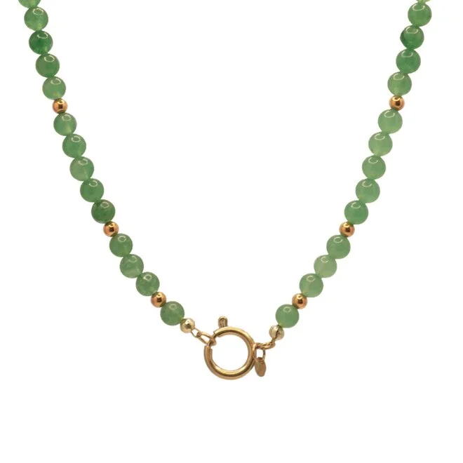 Ketting Jade 6mm Groen